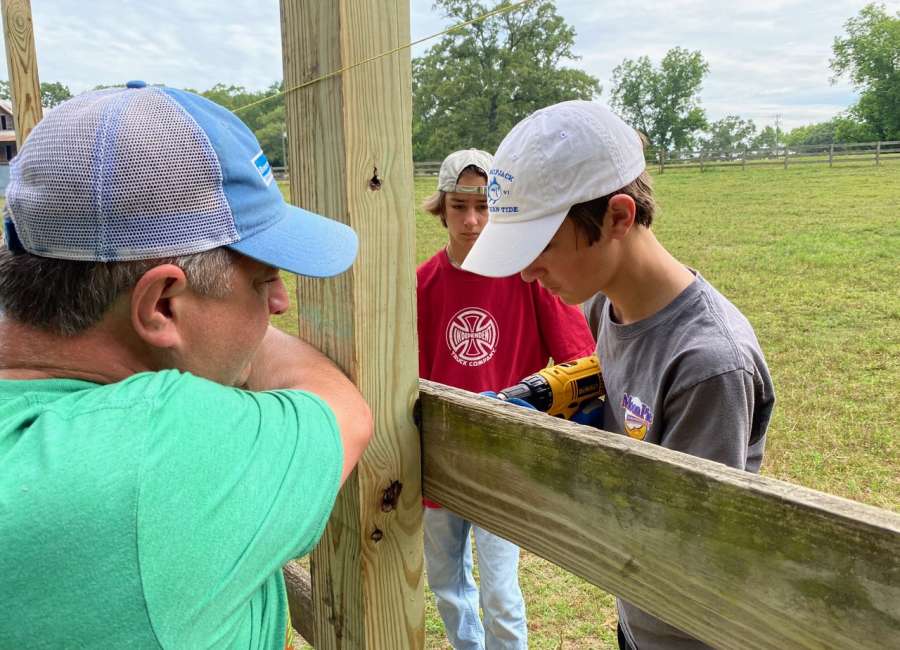 CORRAL gets new sheds for their horses