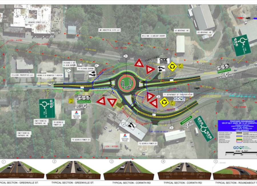 Council approves lighting agreement for roundabout at Corinth Road