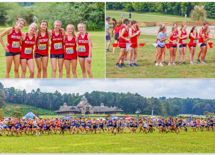 Cross-Country action at the Asics Invitational