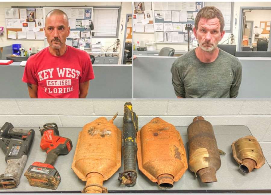 Deputy busts suspected catalytic converter thieves on interstate