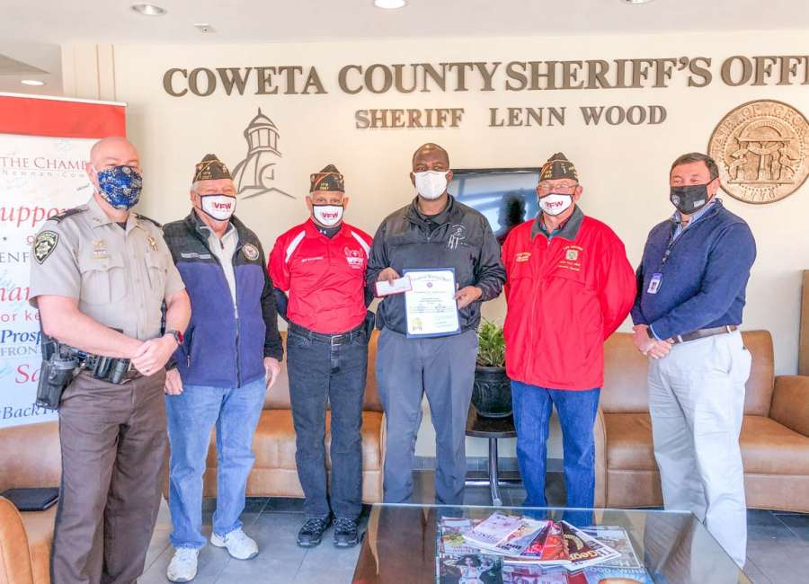 Deputy honored by VFW