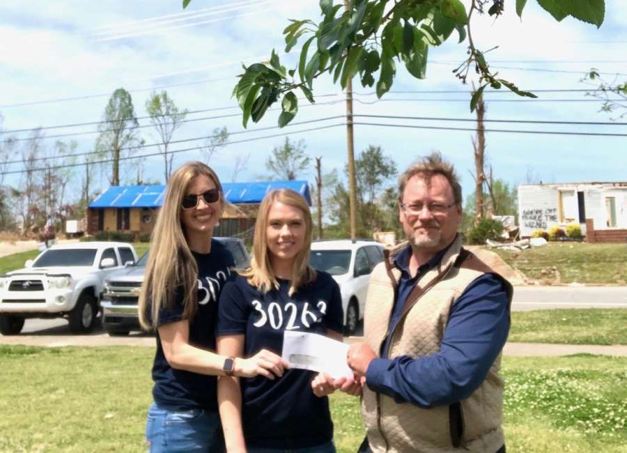 Donations of all sizes build tornado relief fund