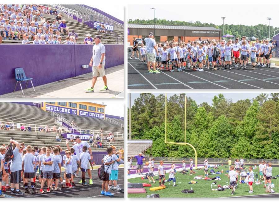 East Coweta has successful junior football camp for future Indians