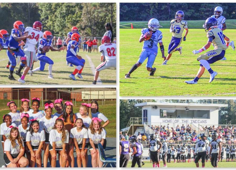 East Coweta, Smokey Road, and Evans all get middle school wins