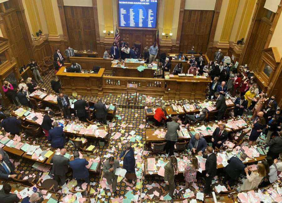 Elections, police, COVID-19 highlight lawmakers' work in Georgia session