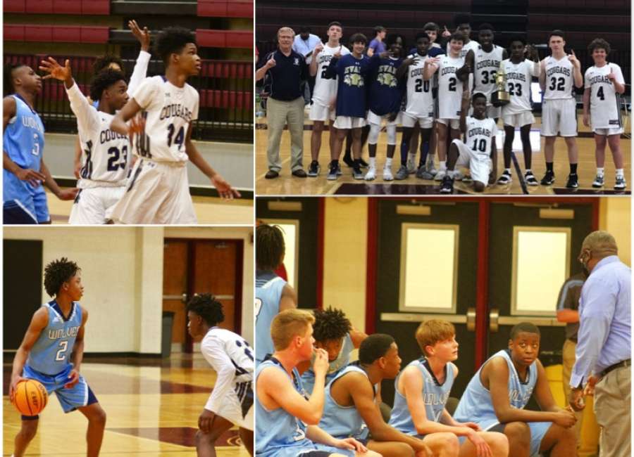 Evans Cougars win County Middle School basketball championship