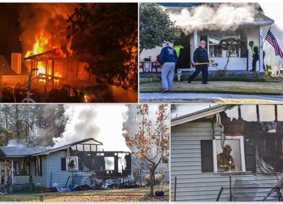 Fire crews battle blazes at 3 different Coweta sites Saturday morning