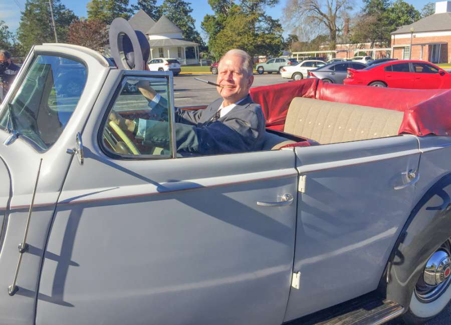 Former EC history teacher performs as President Roosevelt in documentary