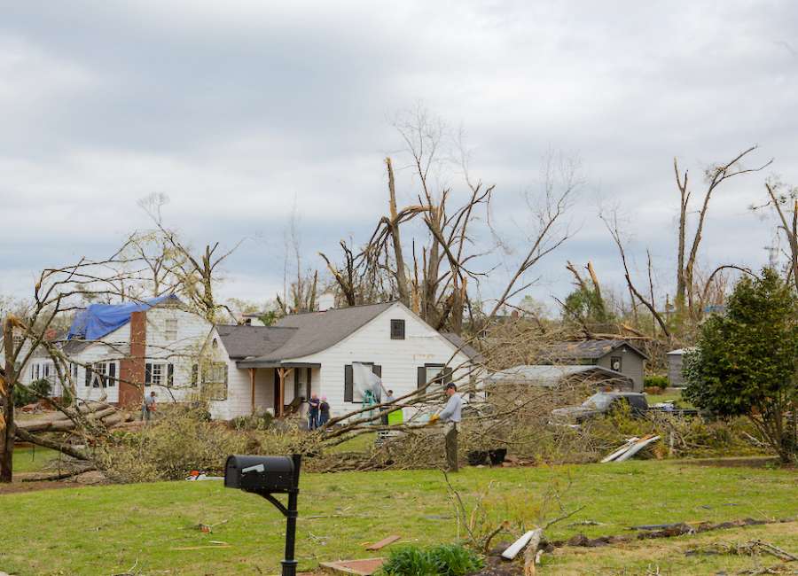 Where are tornado relief donations going?