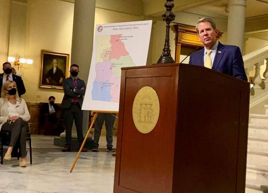 Georgia to ease COVID-19 distancing, gathering restrictions amid vaccine push