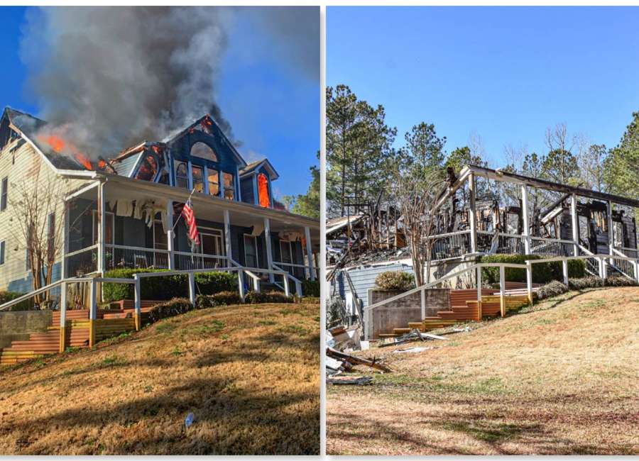Grantville residence declared total loss after blaze