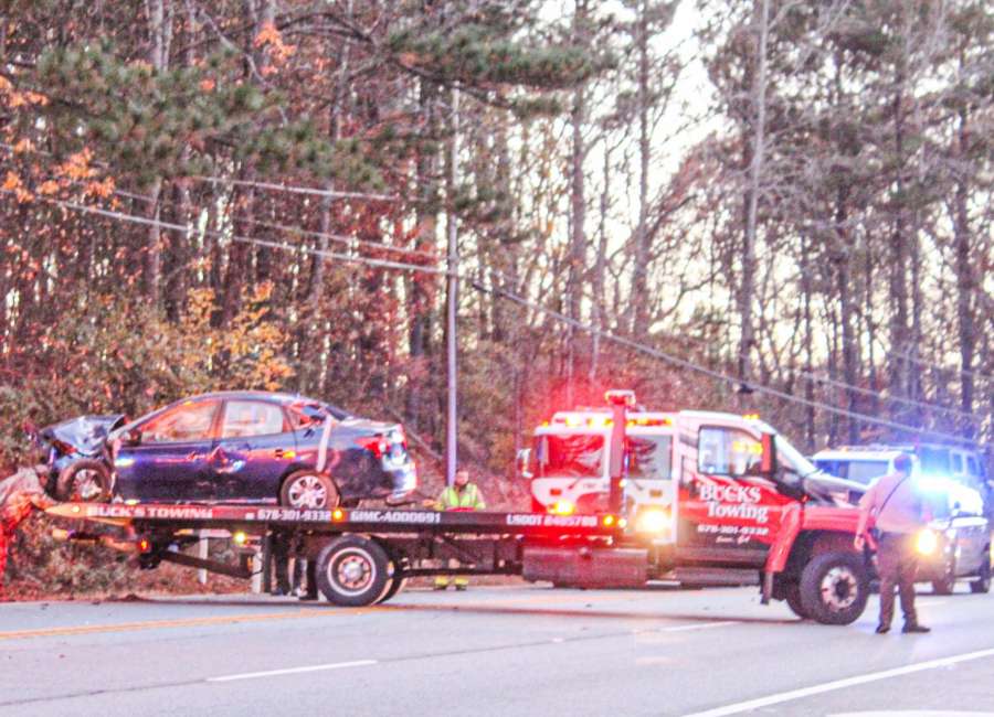 GSP: Infant safe after distracted driving leads to serious crash