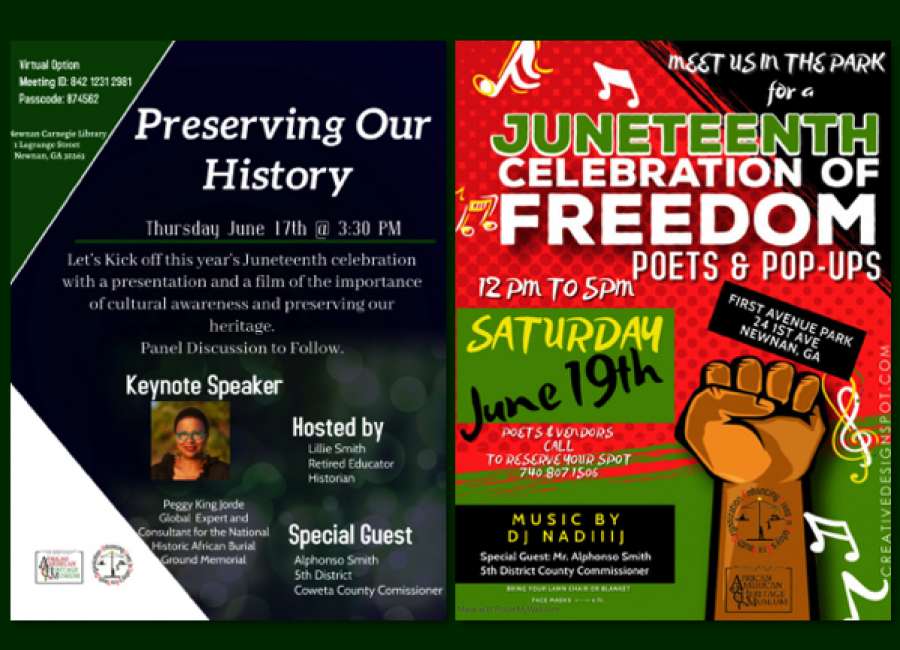 History preservation, celebration events planned for Juneteenth