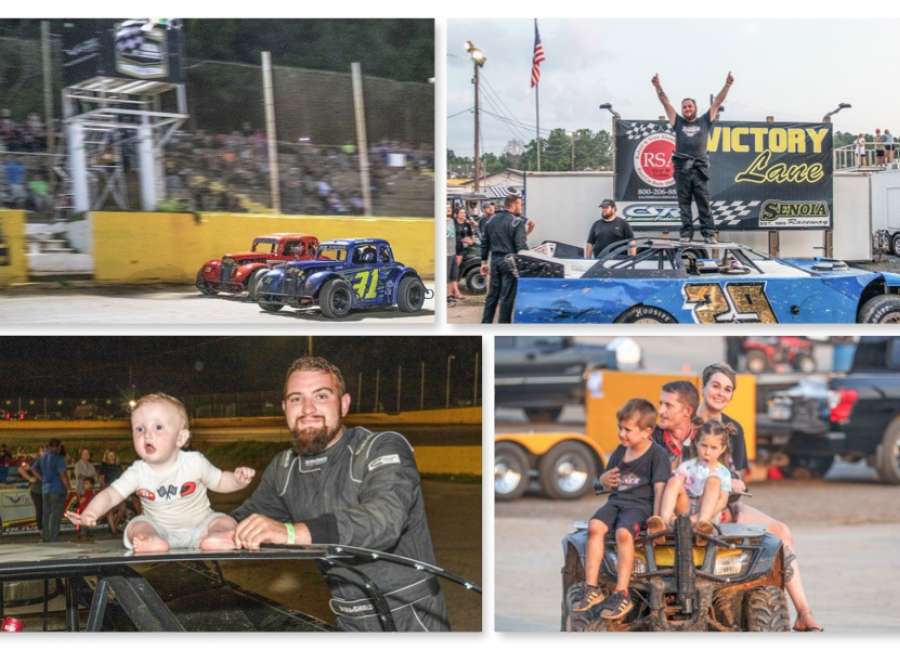 Hot laps on a hot night at Senoia Raceway