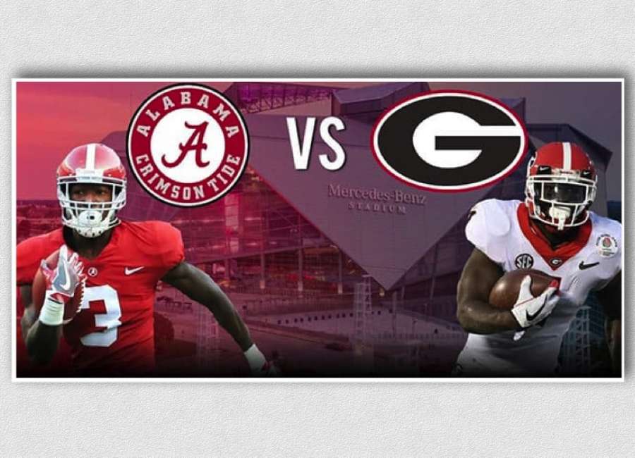 It’s UGA VS Bama for the SEC