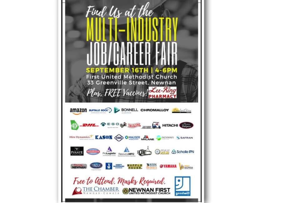 Jobs, free vaccines available at fall job fair