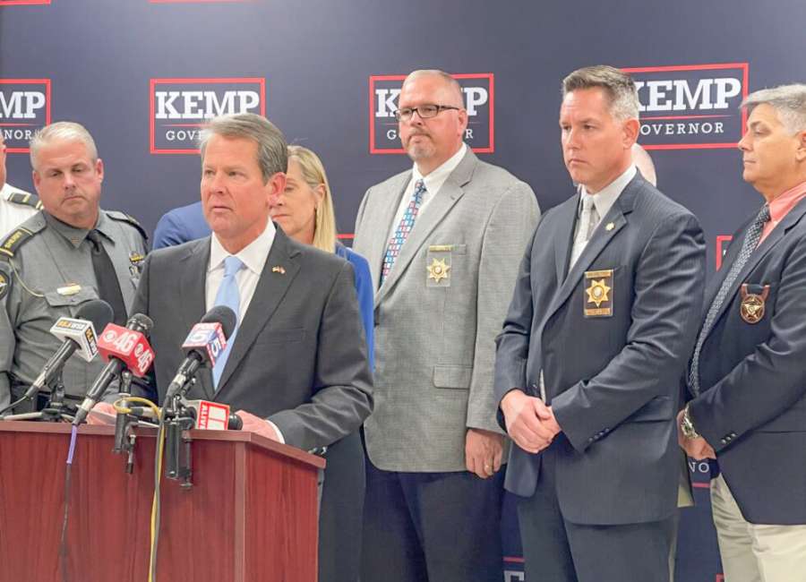Kemp announces 100+ sheriff endorsements in reelection bid