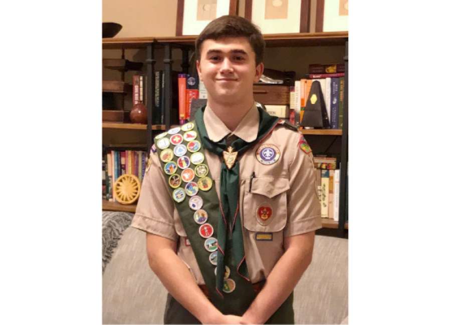 Landmark senior earns Eagle Scout rank