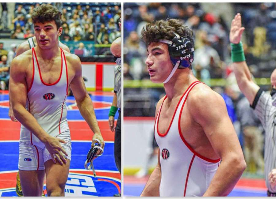Moreland wrestler wins third consecutive state championship