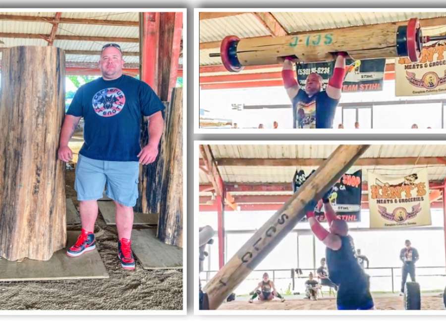 Newnan firefighter places in World's Strongest Logger
