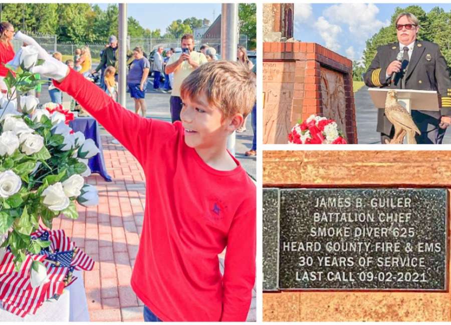 Newnan resident honored at memorial dedication on 9/11