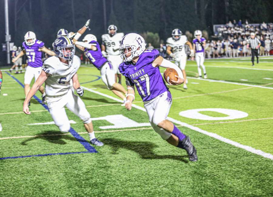 No letdown as Trinity Christian rolls 63-14