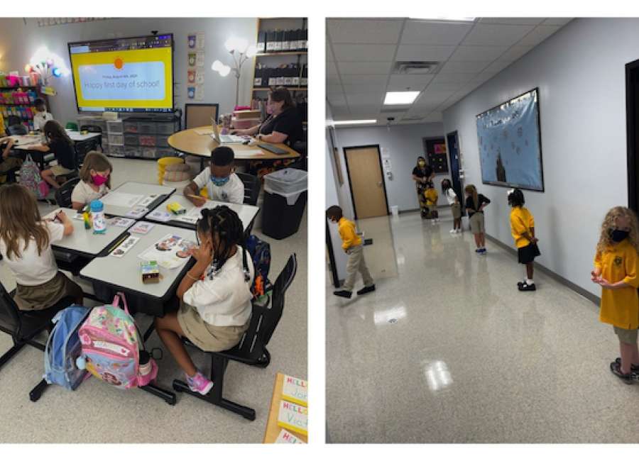 Odyssey Charter students return to school