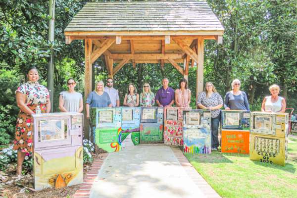 Painted newspaper boxes recently unveiled, sponsorships available