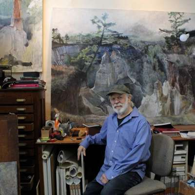 Painter finds his ‘little corner’ in Grantville