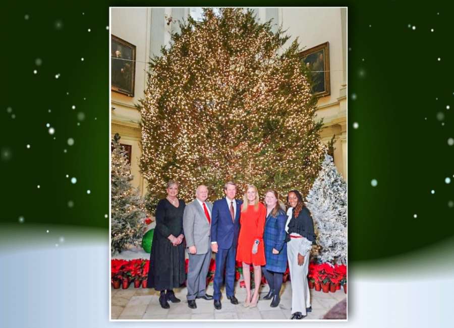 Palmetto-grown Christmas trees on display at Governor’s Mansion, Capitol