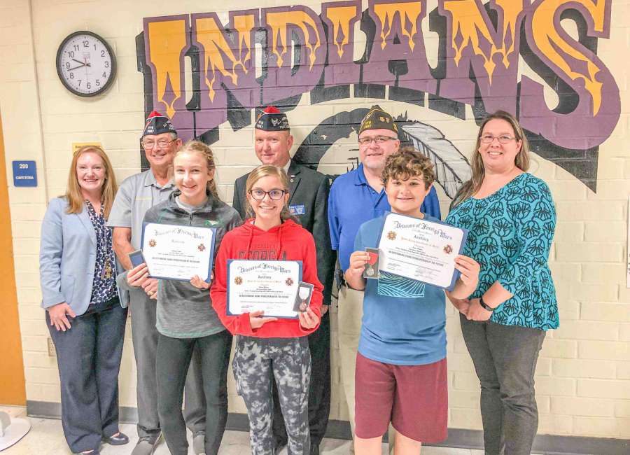 Patriot's Pen Awards at East Coweta Middle School
