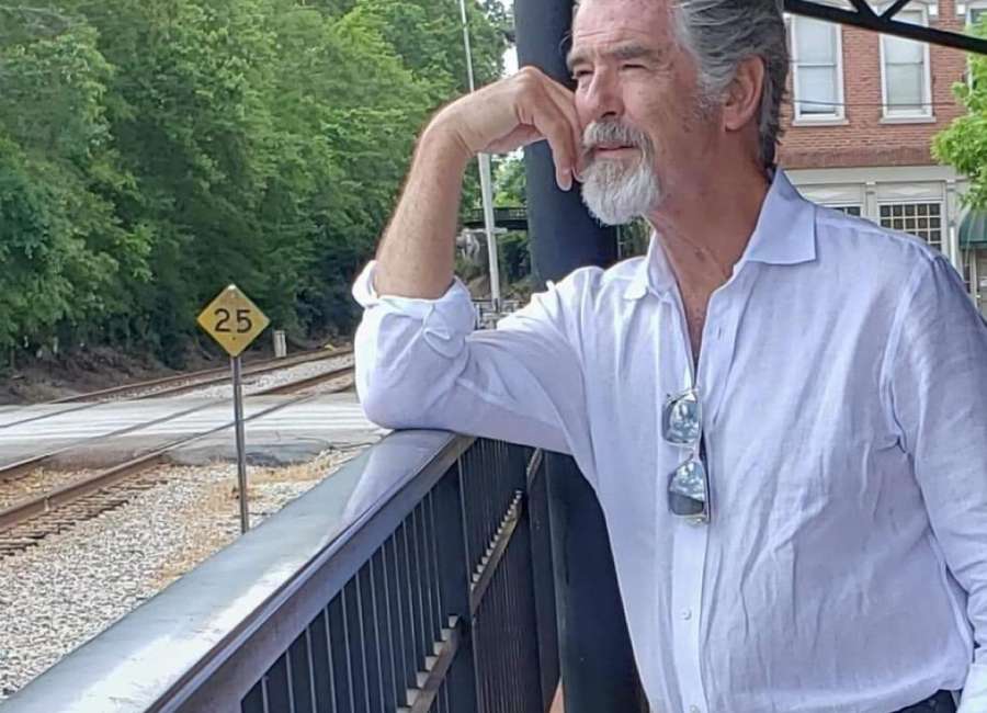 Pierce Brosnan visits Newnan