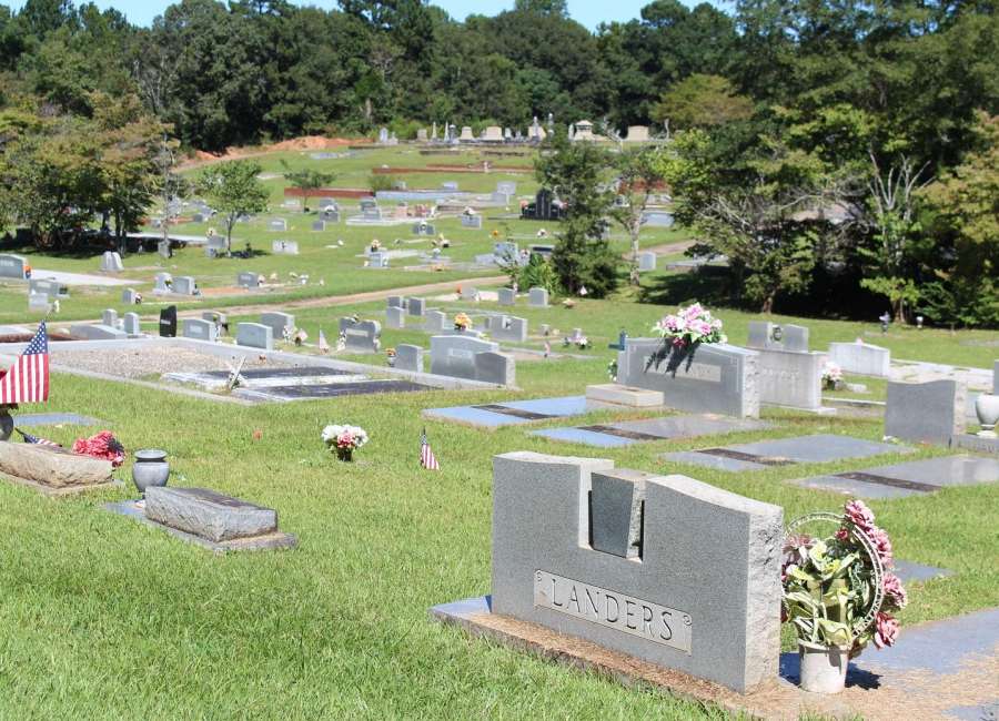 Preservationist inspects Grantville cemetery