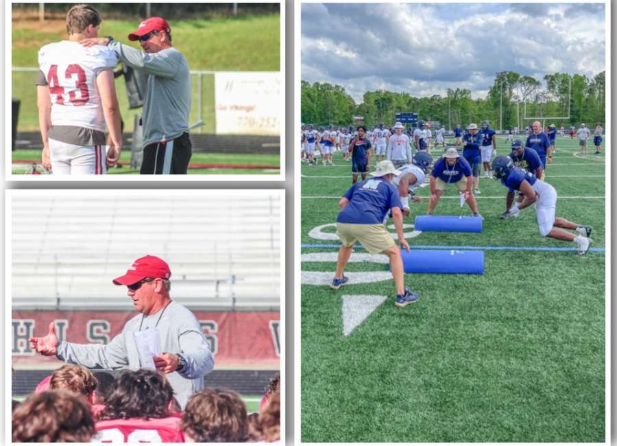 Spring football in full swing
