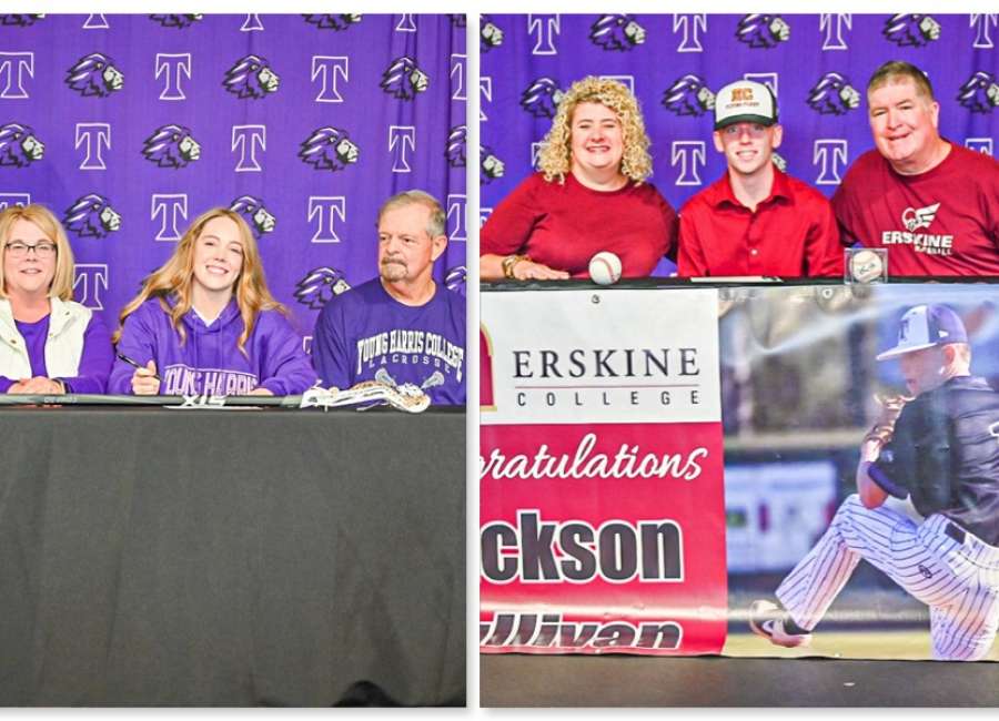 Trinity athletes sign with colleges