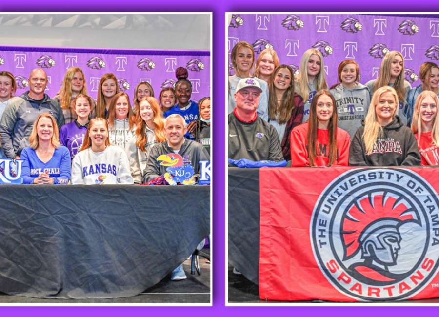 Trinity athletes sign with universities