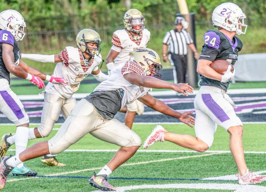 Trinity Christian rolls in spring game