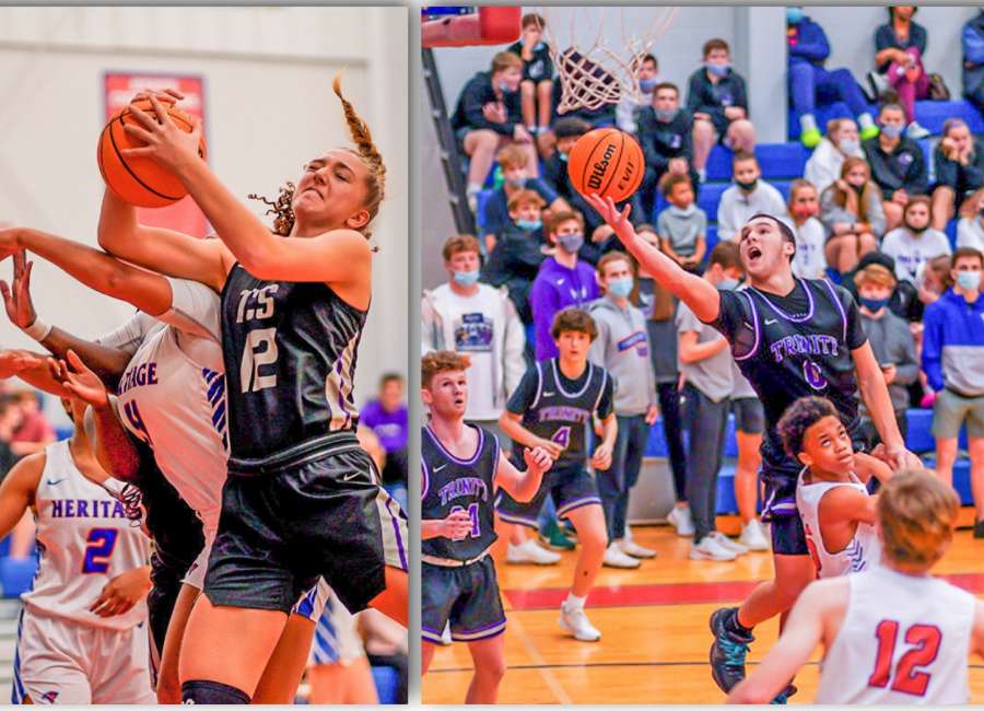 Trinity Christian sweep Heritage in emotionally charged night