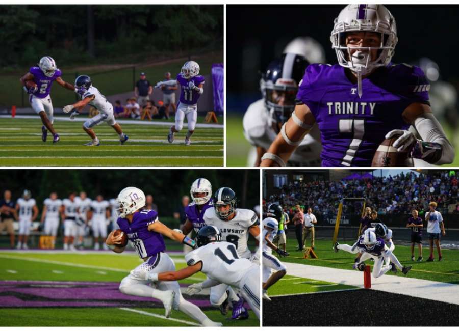 Trinity unstoppable, defeat second ranked Fellowship 56-20