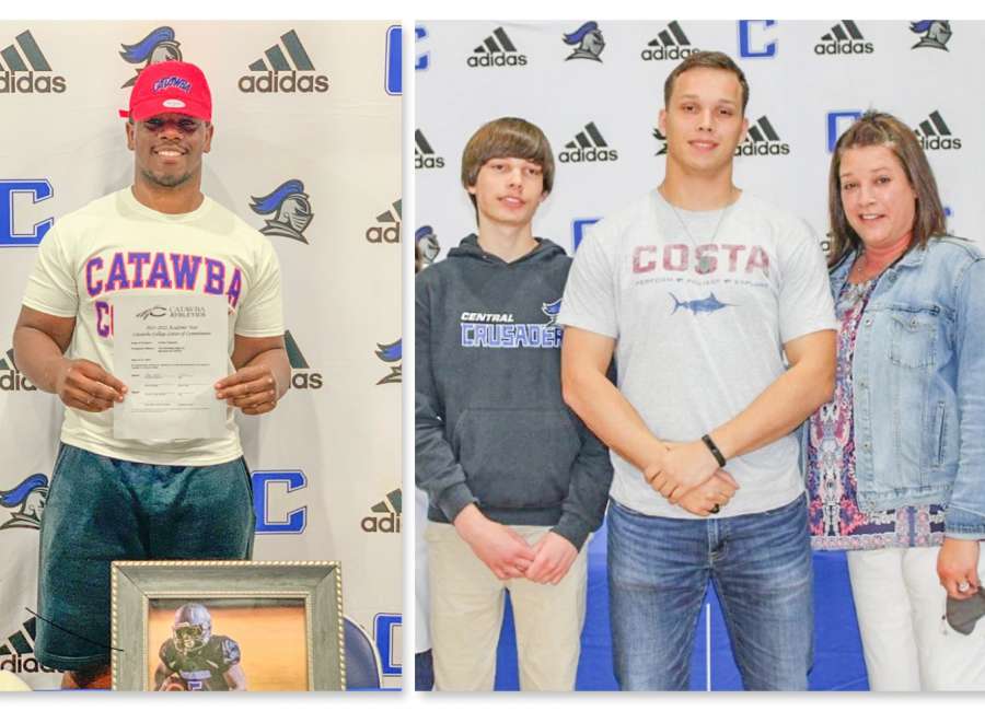Two sign from Central Christian
