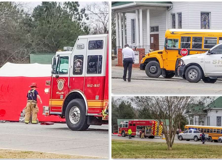 Unknown powder found on school bus forces evacuation, HAZMAT response