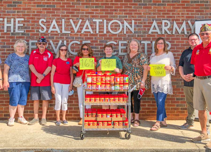 VFW donates peanut butter