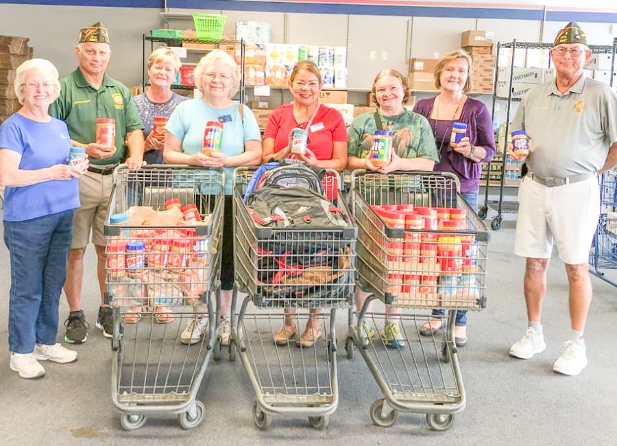 VFW makes largest peanut butter donation to date