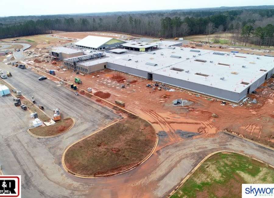 Work progressing at Blake Bass Middle School