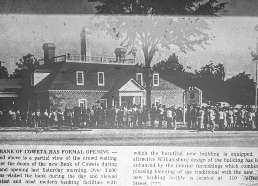 50 Years Later Remembering Bank of Coweta The Newnan TimesHerald