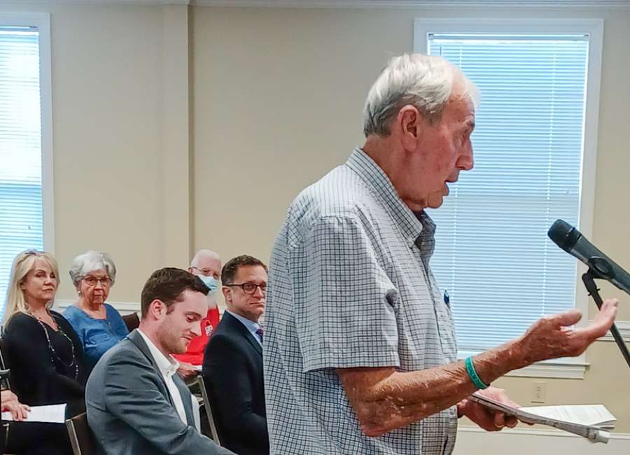 Area residents speak out during public hearings at the Coweta BOC meeting