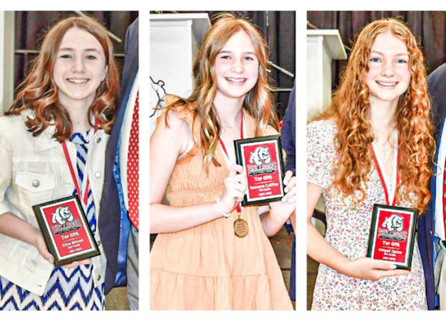 Blake Bass Middle School awards academic honors