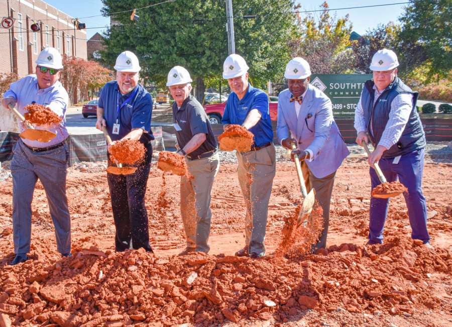 Bonnell breaks ground downtown on new headquarters