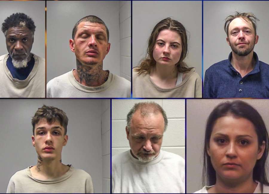 Candy trail sends seven to jail