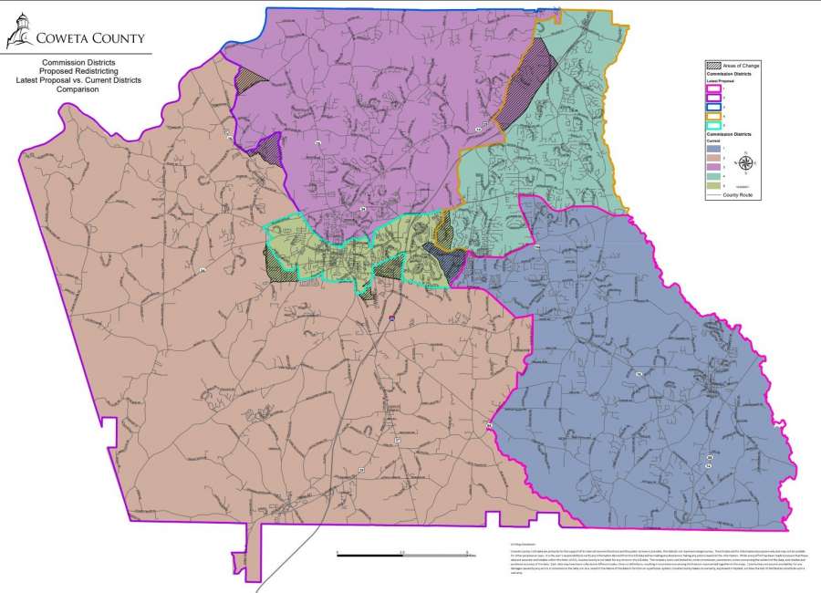 Commission School Board Election Districts Match Under New Plan The Newnan Times Herald 0991